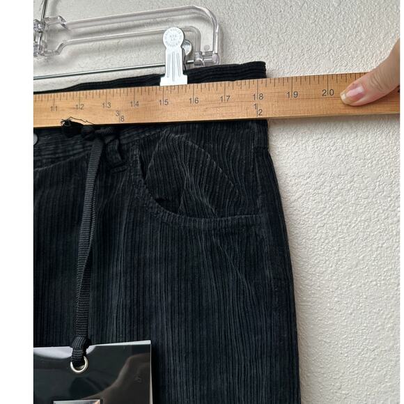 NWT Moncler 7 Fragment Corduroy Pants Black Men’s 50 Side Code Print - Picture 13 of 16